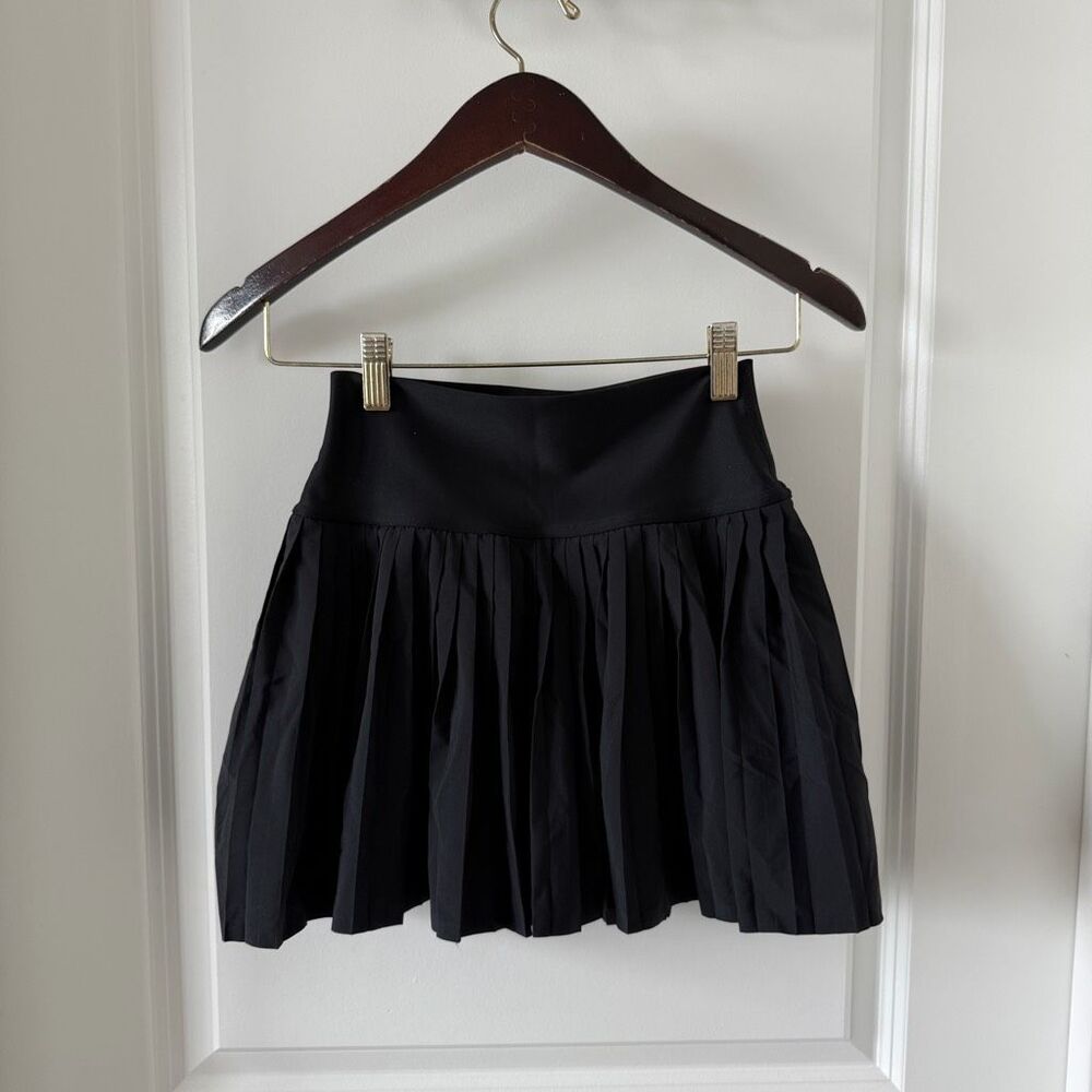 Alo Grand Slam Tennis Skirt Black - Picture 5 of 9